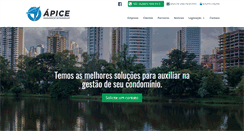Desktop Screenshot of apicecondominios.com.br