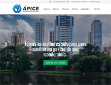 Tablet Screenshot of apicecondominios.com.br